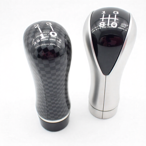 หัวคันเกียร์รถยนต์อเนกประสงค์คุณภาพพรีเมี่ยม | คันเกียร์มือจับอะลูมิเนียมและคาร์บอนไฟเบอร์แบบสั่งทำ - Product Image 1