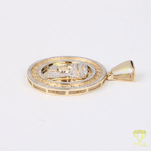 Hip hop Jésus visage pendentif Jésus médaillon Glacé Jésus pièce Hip hop pendentif VVS Lab Grown diamant bijoux pendentif religieux - Product Image 4