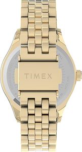 นาฬิกาควอทซ์อะนาล็อกสไตล์วินเทจนาล็อกใช้ได้ทุกเพศสีทองตัวเรือนสแตนเลสหน้าปัด46มม. นาฬิกาทนน้ำ30ม. - Product Image 3