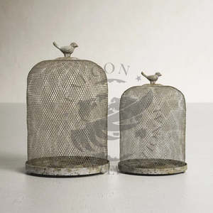 Juego de faroles de mesa hechos a mano duraderos y modernos de 2 piezas, farol decorativo colgante de Metal grande, decoración del hogar - Product Image 1