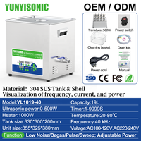 Yunyisonic 40kHz Digitale Laboratorium Ultrasone Reinigingsmachine Met Verstelbare Vermogen voor Laboratorium- en Onderzoeksgebruik Verwarmde Weektank