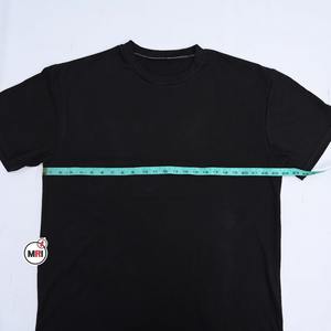 Espacios en blanco ultrasuaves de algodón hilado en anillo de secado rápido para mujer, camiseta teñida lisa de gran tamaño personalizada, ropa de calle con ajuste holgado, ropa de verano - Product Image 2