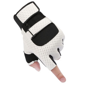 Gants de sport en cuir respirant unisexes avec logo personnalisé pour la musculation, équipement d'entraînement personnalisable pour la salle de sport - Product Image 5