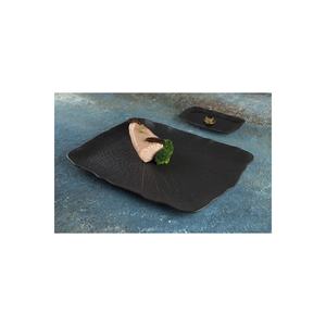 Ensemble de 6 assiettes rectangulaires 33x23 cm, style Wabi-Sabi, pour les occasions festives - Product Image 3
