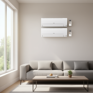 Aire Acondicionado Dual Inteligente SMART MSZ HR Blanco MSZ-HR25VFK con MXZ-2HA40 de Alta Eficiencia - Product Image 3