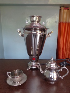 Best Quality 5liters Electric Tea Maker Brass Samovar Made by Indian Samovar Exports - Product Image 2