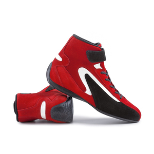 Venta caliente de cuero genuino Hombres Kart Racing Shoes Venta al por mayor Precio barato de alta calidad Hombres Mujeres Cómodos zapatos de carreras - Product Image 1