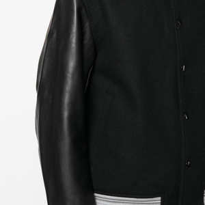 Veste universitaire de la Negro League pour hommes, élégante, en laine et cuir, vêtements d'extérieur, broderie sur toile fine, veste pour hommes - Product Image 2