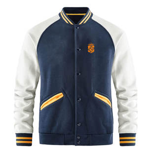 2025 meilleure qualité 100% laine Letterman veste d'hiver avec col montant vente en ligne - Product Image 1