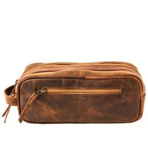 Genuine Leather High Quality Makeup <b>Bag</b> Custom Luxury Beauty <b>Clutch</b> <b>Bag</b> for Cosmetics Exporter and Manufacturer of Cosmetic <b>Bag</b> - Product Image 2