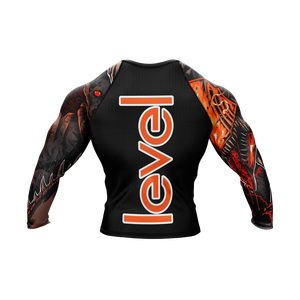 Chemise de compression MMA à manches courtes avec logo de surf Rashguards de jiu jitsu sublimés Concevez votre propre Rash Guard personnalisé - Product Image 2