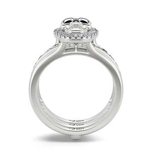 Ensemble de bagues interchangeables en argent sterling avec design de crâne Jeulia Undying Soul - Product Image 3