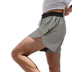 Shorts de jogging athlétiques décontractés pour hommes toile respirante à séchage rapide évacuant l'humidité pour l'entraînement en salle de sport Fitness activités sportives - Product Image 2