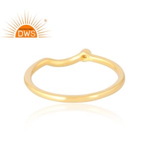 Latest Selling 925 Sterling <b>Silver</b> 18K Gold Plated Natural Ethiopian <b>Opal</b> Gemstone <b>Ring</b> Demi Fine Jewelry Manufacturer - Product Image 3