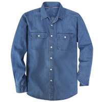 Camisa Vaquera para Hombre, 100% Algodón, Mezclilla de la Mejor Calidad, Cómoda, Moderna, a Precio Económico, Camisas para Hombre, Ropa para Exteriores