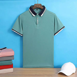 Camisas de Algodón de Punto Casuales de Talla Grande para Hombre, Transpirables, con Impresión Digital de Logotipo Personalizado de Alta Calidad - Product Image 2