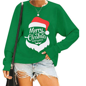 Sudadera de manga larga con cuello redondo para mujer, ropa para parte superior holgada, para primavera y otoño - Product Image 3