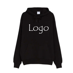 Vente en gros de haute qualité nouvelle mode couleurs unies logo personnalisé hommes Basics coton mélangé pull à capuche de sport chez Nurak 2025 - Product Image 2