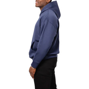 Buena Calidad Top Design Men's Street Wear Sudaderas con capucha en stock Suministro directo de fábrica Hombres Oversize Drop Shoulder Hoodie - Product Image 4