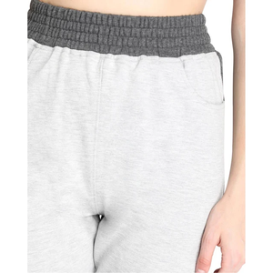 Trajes deportivos de 2 piezas de Invierno para mujer de 100% algodón de peso pesado respetuosos con el medio ambiente con logotipo personalizado - Product Image 5