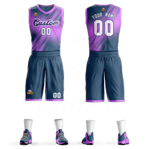 Marque privée Uniforme de basket-ball pour jeunes de haute qualité BSCI Polyester vêtements de sport respirants avec option de taille supérieure - Product Image 3