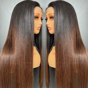 Perruque Extensions de Cheveux Humains Cheveux Humains Pointe Brune Double Droite Vietnamien Naturel Réel Remy Extensions de Cheveux Humains Pour Les Femmes - Product Image 1