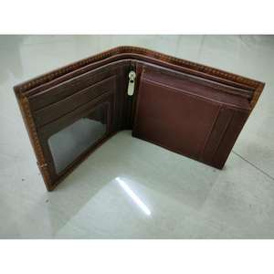 Perfect Gift Genuine Leather Fashion Open Closure Men's <b>Waterproof</b> Cash <b>Wallet</b> Long Lasting Best Quality Export - Product Image 2