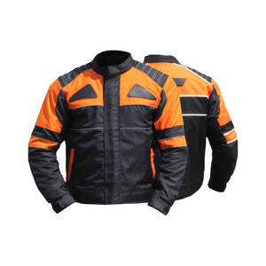 Veste de moto Cardura personnalisée de haute qualité col montant veste d'équitation d'hiver légère et respirante pour hommes - Product Image 1
