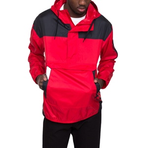 Customizable Hooded Men's Waterproof Windbreaker <b>Jacket</b> in Canvas with High Street Style Unique Sizes & Colors Custom Logo 2026 - Product Image 1