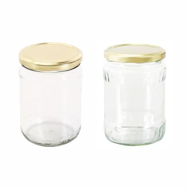 Hete Verkopende Glazen Fles Verzegelde Jam Fles Hexagon Augurk Glazen Pot Met 300 Gm Veilige Verpakking Zeshoekige Voedselpot