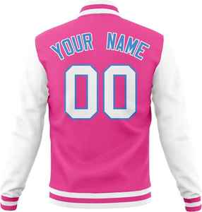 แจ็กเก็ตเลตเตอร์แมนสำหรับผู้ชายเสื้อแจ็กเก็ตทีมตัวแทนทันสมัยโลโก้ตามสั่ง - Product Image 6