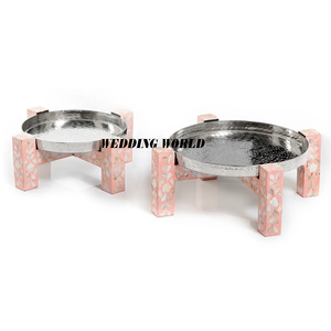 Ensemble de deux bols à chocolat en métal, forme ronde, bol à bonbons design, dernière arrivée, bol à chocolat en métal fantaisie - Product Image 6