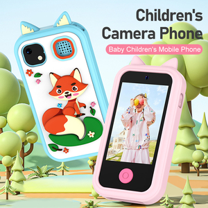โทรศัพท์สมาร์ทโฟนสำหรับเด็กพร้อมกล้องสองตัวสำหรับเด็กวัยหัดเดินพร้อมเกมถ่ายภาพเพลงของขวัญวันคริสต์มาสวันเกิดจัดส่งอย่างรวดเร็ว - Product Image 4