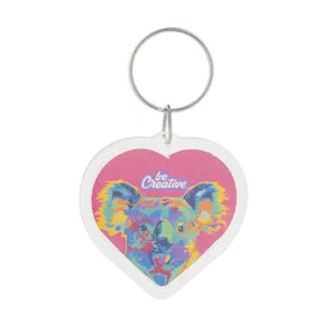 Porte-clés personnalisé pour l'amour, porte-clés imprimé, gadgets personnalisés - Product Image 1