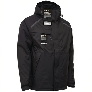 Veste de travail d'hiver ELKA RAINWEAR XTREME taille M, imperméable noire - Product Image 2