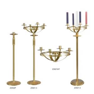 Portavelas de Metal Menorah con 7 brazos Diseño elegante Soporte de vela decorativo de lujo hecho a mano para decoración elegante del hogar - Product Image 5