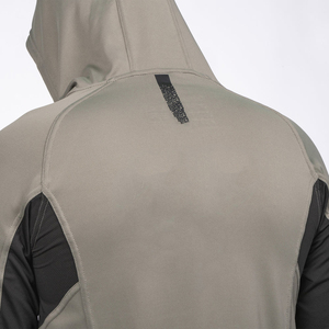 Sudadera con capucha protectora de pesca de talla grande de tela impermeable transpirable de secado rápido de manga larga de poliéster 100% personalizada al por mayor - Product Image 4