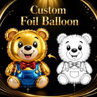 Individuelle Folienballons Personalisierte Bedruckte LOGO-Form Ballons Muttertag Abschlussfeier Dekorative Werbe-Folienballons