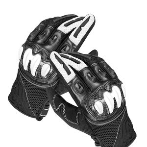 Guantes de Carreras MX de Cuero Genuino de Alta Calidad, Flexibles, Resistentes al Viento, Antideslizantes, Multifuncionales y Sostenibles - Product Image 4