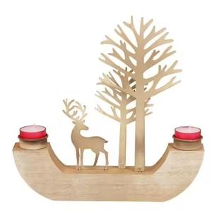 <b>Christmas</b> <b>Tree</b> Shaped Iron Metal Tealight Candle Holders <b>Table</b> <b>Christmas</b> Decoration Gift - Product Image 6