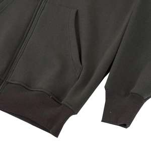 Sweat-shirts unisexes de haute qualité 100% coton éponge avec poches latérales Logo personnalisé Vêtements décontractés d'hiver Col à capuche Sweat-shirts pour hommes - Product Image 2