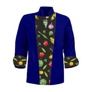 Uniformes de cocina con dibujos de verduras para mujer, abrigo de Chef, kichen - Product Image 4
