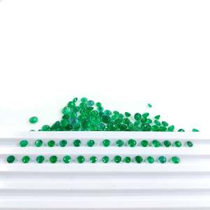 Esmeralda Zambiana Natural Calibrada de 3mm, Piedras Sueltas Facetadas para Joyería, Lista para Usar - Product Image 1