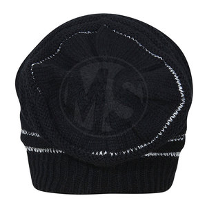 Wholesale 100% Wool & Cotton Customized Beanies Hat Lightweight Unisex Custom Made Beanies Hat - Product Image 3