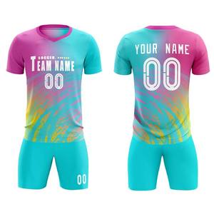 Kit de maillot de football personnalisé Impression sublimée Tissu à séchage rapide Sensation légère OEM Teamwear Adult Youth Factory Supply - Product Image 1