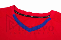 Set Jersey Sepak Bola Bernapas Cepat Kering Bermotif Pakaian Klub Sepak Bola Celana Pendek Jersey Sepak Bola Kustom Edisi Pemain Musim Panas