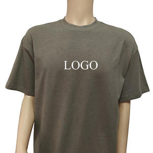T-shirt décontracté pour homme, col rond, manches courtes, coupe classique, 100 % coton 230 g/m², écologique, respirant, uni - Product Image 1