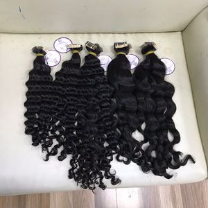 2023ร้อนขายส่วนขยายของมนุษย์คู่ตรงผมหยักเทปตรงเวียดนาม Macsara ผม - Product Image 3