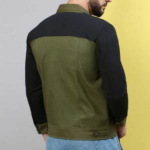 Veste en jean pour homme de haute qualité et durable, tissu en toile, designs personnalisables, option de logo sur le devant - Respirante, écologique, réversible - Product Image 3