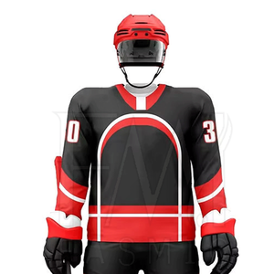 Uniforme de hockey sobre hielo de gran tamaño de buena calidad de ropa informal con conjunto de uniformes sublimados de Pekín personalizados a la venta - Product Image 6